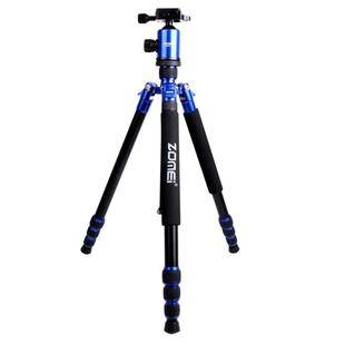 ZOMEI Z888 Portable Professional Travel Aluminium Tripod Monopod with Ball Head for Digital Camera(Blue)