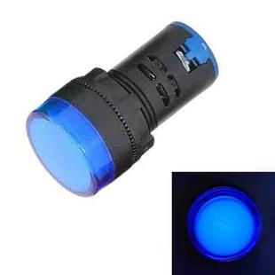 220V AD16-22D / S 22mm LED Signal Indicator Light Lamp(Blue)