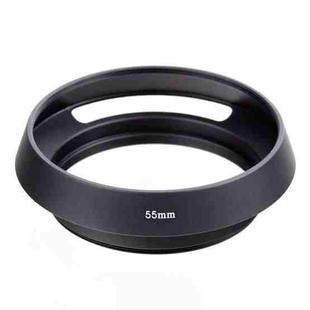 Metal Vented Lens Hood for All Leica Lens with 55mm Filter Thread(Black)