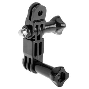 ST-15 Three-way Adjustable Pivot Arm for GoPro Hero11 Black / HERO10 Black /9 Black /8 Black /7 /6 /5 /5 Session /4 Session /4 /3+ /3 /2 /1, DJI Osmo Action and Other Action Cameras(Black)