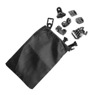 ST-52 HD Camera Accessory Nylon Storage Bag for GoPro Hero11 Black / HERO10 Black / HERO9 Black / HERO8 Black / HERO7 /6 /5 /5 Session /4 Session /4 /3+ /3 /2 /1, DJI Osmo Action and Other Action Cameras(Black)