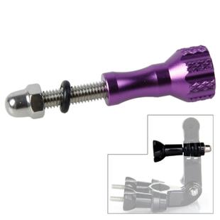 TMC Aluminum Mini Thumb Knob Stainless Bolt Screw for for GoPro Hero11 Black / HERO10 Black / HERO9 Black /HERO8 / HERO7 /6 /5 /5 Session /4 Session /4 /3+ /3 /2 /1 / Max, DJI OSMO Action and Other Action Cameras, Length: 5cm(Purple)
