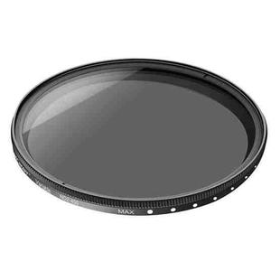 62mm ND Fader Neutral Density Adjustable Variable Filter ND2 to ND400 Filter(Black)