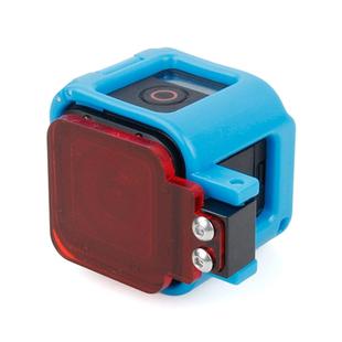 TMC Low-profile Frame Mount with Filter for GoPro HERO5 Session /HERO4 Session /HERO Session(Blue)