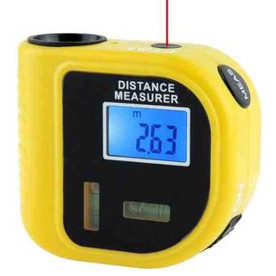 CP-3010 Ultrasonic Distance Measurer with Laser Pointer, Range: 0.5-18m(Yellow)