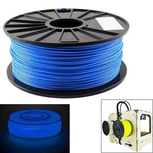 PLA 1.75 mm Luminous 3D Printer Filaments, about 345m(Blue)