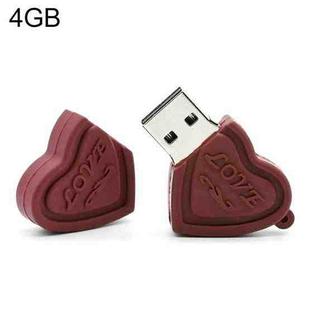 Dual Hearts Style 4GB USB Flash Disk
