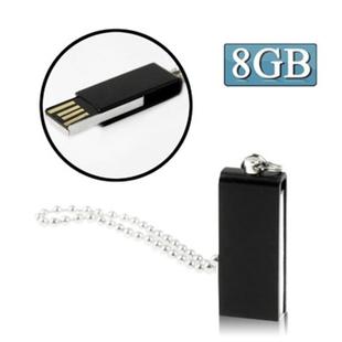 Mini Rotatable USB Flash Disk (8GB), Black