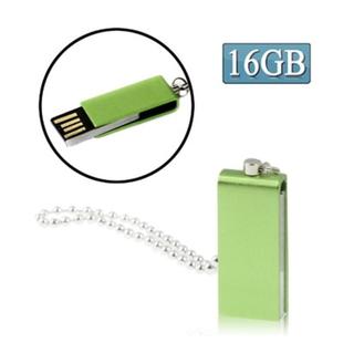 Mini Rotatable USB Flash Disk (16GB), Green