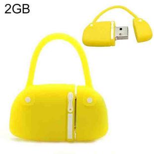 Handbag Style USB Flash Disk, 2GB(Yellow)(Yellow)