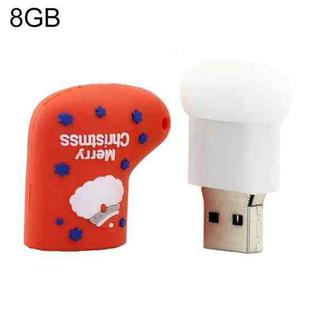 8GB Christmas Stocking Style USB 2.0 Silicone Material Flash Disk