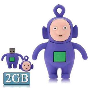 Teletubbies Shape Cartoon Silicone USB Flash Disk, Blue (2GB)
