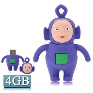 Teletubbies Shape Cartoon Silicone USB Flash Disk, Blue (4GB)