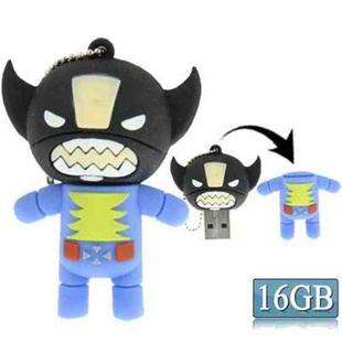 Cartoon Style  Silicone USB 2.0 Flash disk, Special for All Kinds of Festival Day Gifts (16GB)