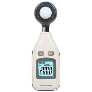 BENETECH Digital Light Lux Meter for Factory / School / House Various Occasion, Range: 0-200,000 Lux (GM1010)(White)