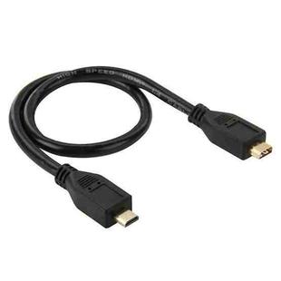 30cm Micro HDMI (Type-D) Male to Micro HDMI (Type-D) Female Adapter Cable