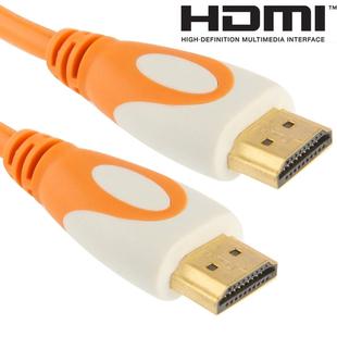 1.5m Gold Plated HDMI 19 Pin to 19 Pin HDMI Cable, 1.4 Version, Support 3D / HD TV / XBOX 360 / PS3 / Projector / DVD Player etc(Orange)