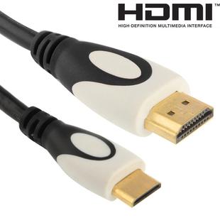1.5m Gold Plated Mini HDMI to 19 Pin HDMI Cable, 1.4 Version, Support 3D / HD TV / XBOX 360 / PS3 / Projector / DVD Player etc(Black)