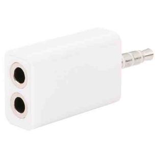 3.5mm Headphone Splitter Adapter, Compatible with Phones, Tablets, Headphones, MP3 Player, Car/Home Stereo & More(White)