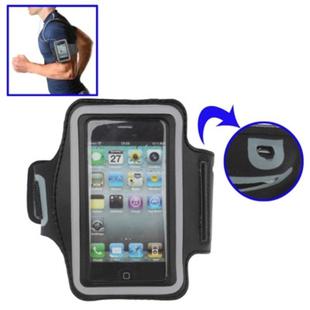 Sports Armband Case with Earphone Hole for iPhone 4 & 4S/ iPhone 4 (CDMA) / iPhone 3GS / iPod touch(Black)