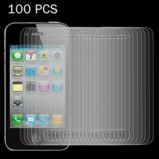 100 PCS 0.26mm 9H Surface Hardness 2.5D Explosion-proof Tempered Glass Screen Film for iPhone 4 & 4S