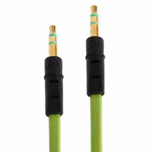 Noodle Style 3.5mm Jack Earphone Cable for iPhone 5 / iPhone 4 & 4S / 3GS / 3G / iPad 4 / iPad mini / mini 2 Retina / New iPad / iPad 2 / iTouch / MP3, Length: 1m(Green)