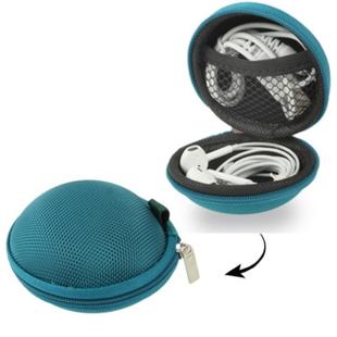 Grid Style Portable Carrying Bag Box for Headphone / Earphone