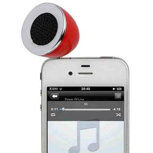3W 3.5mm Jack Mobile Phone Speaker(Red)