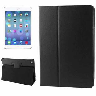 Litchi Texture Flip Leather Case with Holder & Sleep / Wake-up Function for iPad Air(Black)