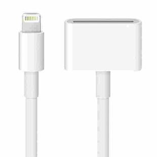 Seiko Edition 30 Pin Female to Male  Charging Cable Adapter, Length: 20cm(White)