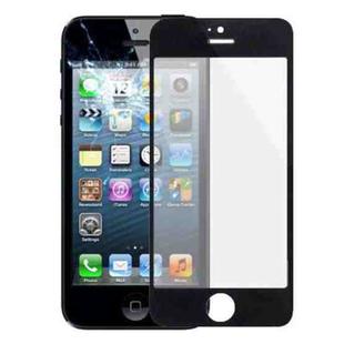 Front Screen Outer Glass Lens for iPhone 5 & 5S(Black)