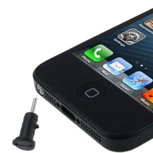 100 PCS Earphone Slot Anti-dust Stopper for iPhone 6S / 6S Plus, 6 / 6 Plus, iPhone 5 / 5S / 5C / SE, iPad Air / iPad Air 2, iPad mini 4(Black)