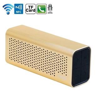YM-308 Portable Rechargeable NFC Bluetooth Speaker, Support TF Card(Gold)