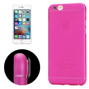 Ultrathin Camera Protection Design Translucence PP Case for iPhone 6 & 6S(Magenta)