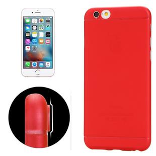 Ultrathin Camera Protection Design Translucence PP Case for iPhone 6 & 6S(Red)