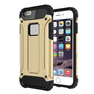 For iPhone 6 & 6s Tough Armor TPU + PC Combination Case(Gold)