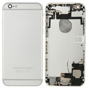 Full Housing Back Cover with Power Button & Volume Button Flex Cable & Charging Port Flex Cable & Speaker Ringer Buzzer for iPhone 6(Silver)
