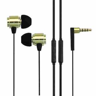 awei S10HI 3.5mm Plug Noodle Wire Style In-ear Stereo Earphone with Mic, For iPhone, Galaxy, Huawei, Xiaomi, LG, HTC and Other Smart Phones(Green)
