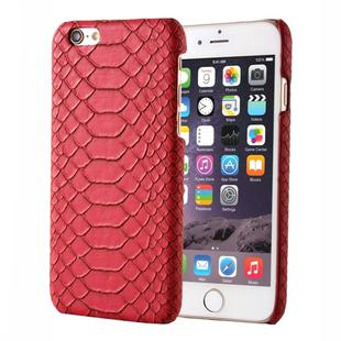 Snakeskin Texture Hard Back Cover Protective Back Case for iPhone 6 & 6s(Red)