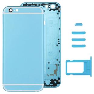 Full Assembly  Housing Cover for iPhone 6 Plus, Including Back Cover & Card Tray & Volume Control Key & Power Button & Mute Switch Vibrator Key(Blue)