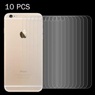 10 PCS for iPhone 6 Plus & 6s Plus 0.26mm 9H Surface Hardness 2.5D Explosion-proof Back Tempered Glass Film