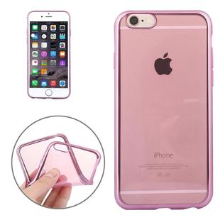 Electroplating TPU Case for iPhone 6 Plus & 6s Plus(Pink)