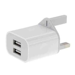 2-Ports 5V 2A USB Charger Adapter(White)
