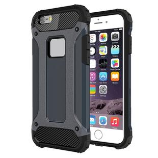 For iPhone 6 Plus & 6s Plus Tough Armor TPU + PC Combination Case(Navy Blue)