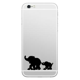 Hat-Prince Elephants Pattern Removable Decorative Skin Sticker for  iPhone 8 & 8 Plus,iPhone 7 & 7 Plus  , iPhone 6s & 6s Plus, iPhone 6 & 6 Plus