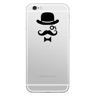 Hat-Prince Businessman Pattern Removable Decorative Skin Sticker for  iPhone 8 & 8 Plus,iPhone 7 & 7 Plus  , iPhone 6s & 6s Plus, iPhone 6 & 6 Plus