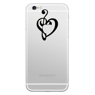 Hat-Prince Musical Notes Heart Pattern Removable Decorative Skin Sticker for  iPhone 8 & 8 Plus,iPhone 7 & 7 Plus  , iPhone 6s & 6s Plus, iPhone 6 & 6 Plus