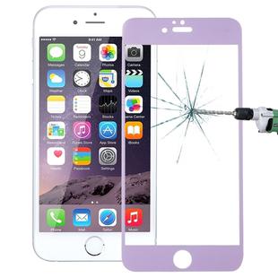 0.26mm 9H+ Surface Hardness 2.5D Curved Surface Full Screen Cover Explosion-proof Tempered Glass Film for iPhone 6s(Purple)