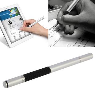 2 in 1 Stylus Touch Pen + Ball Pen for iPhone 6 & 6 Plus / 5 & 5S & 5C, iPad Air 2 / iPad mini 1 / 2 / 3 / New iPad (iPad 3) / iPad and All Capacitive Touch Screen(Silver)