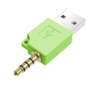 For iPod shuffle 3rd / 2nd USB Data Dock Charger Adapter, Length: 4.6cm(Green)